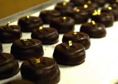 22 karaats bladgoud op de irish coffee bonbon