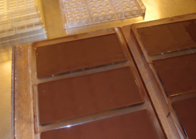 Net gegoten tabletten in de macrolon mal